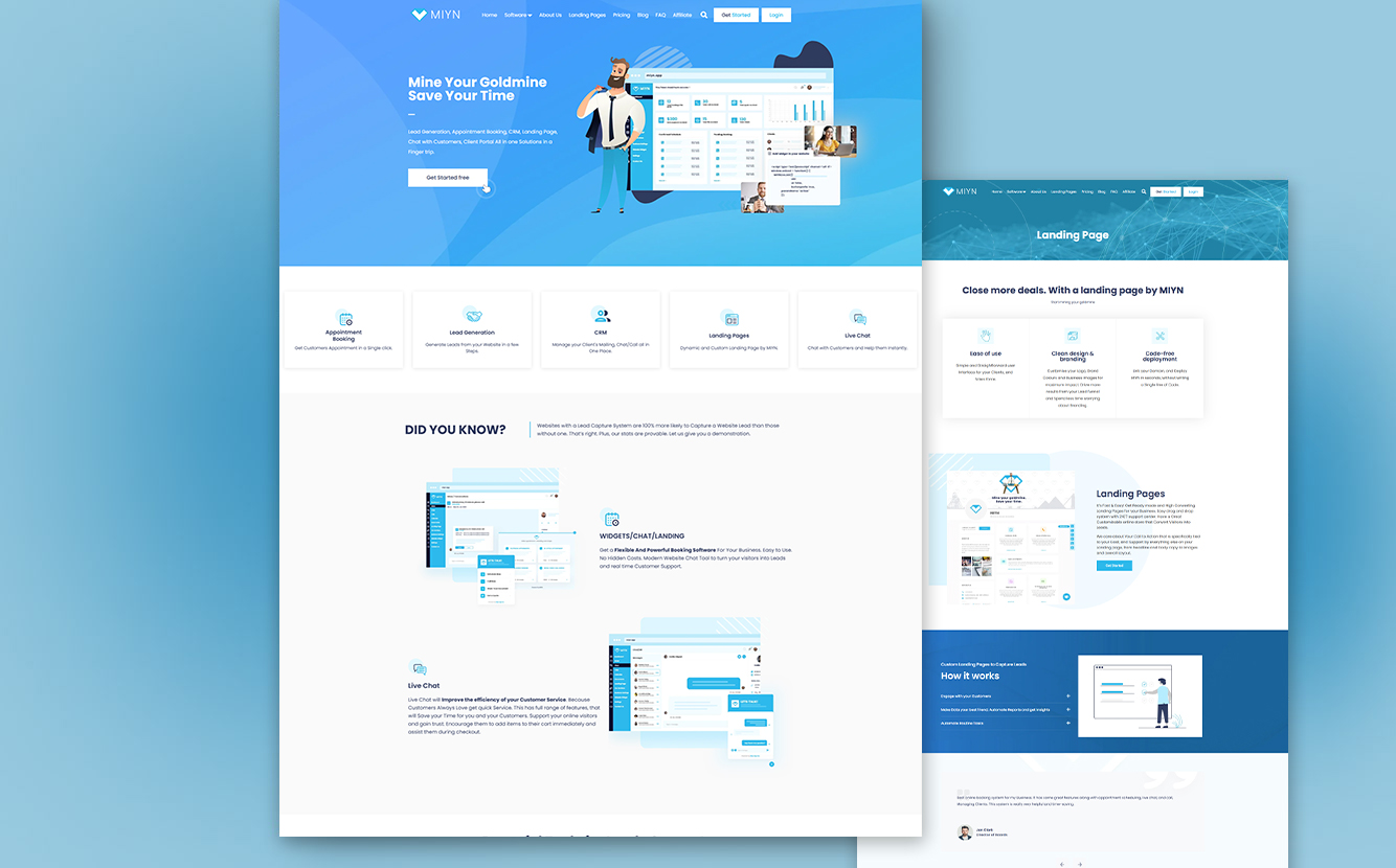 That’s where MIYN comes in. We can help you Convert more of your Visitors into Actively Engaged, Confirmed, Leads. Delivered straight into your Marketing Funnel. Where you Need them.