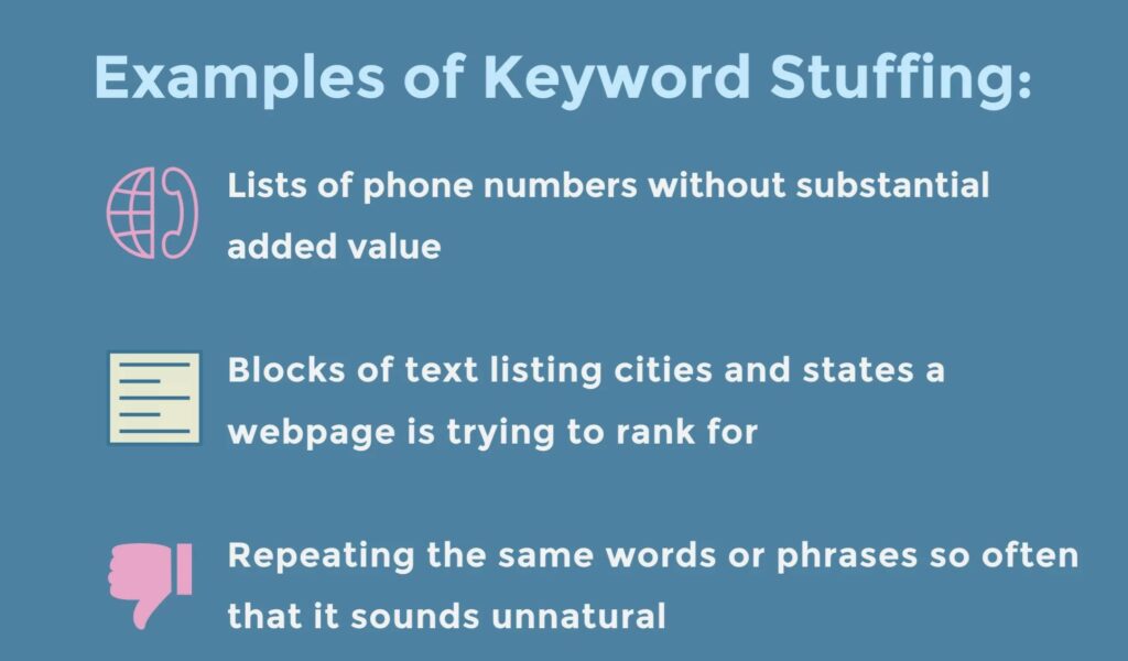 Keyword Stuffing Examples
