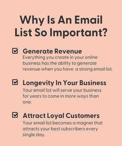 importance of email list