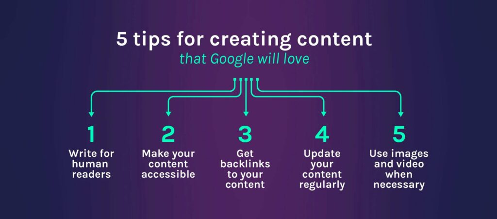 5 tips for creating content