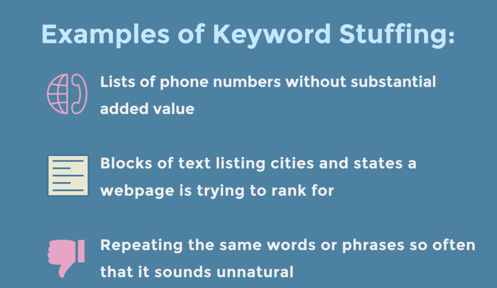 Keyword Stuffing Examples