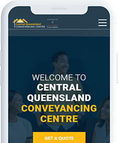 Website designs in Australia for Central Queensland Conveyancing Centre