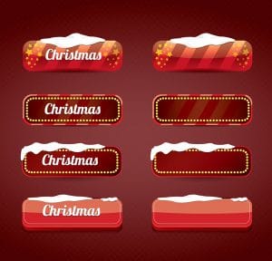 christmas site buttons
