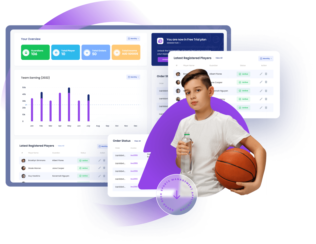 ultimate sports team organisation and squad management system