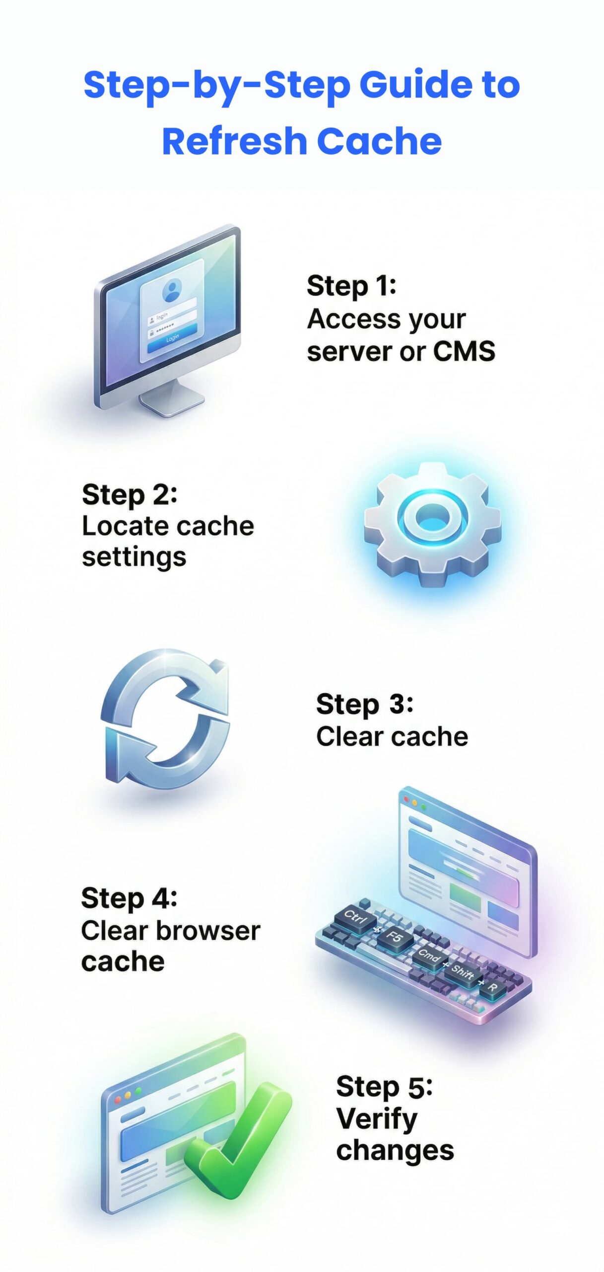 How to clear cache for improved website performance