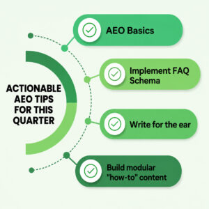 Actionable AEO Tips for This Quarter